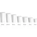 Choice White Poly Paper Hot Cup - 16 oz. - 1000/Case - 图片 3