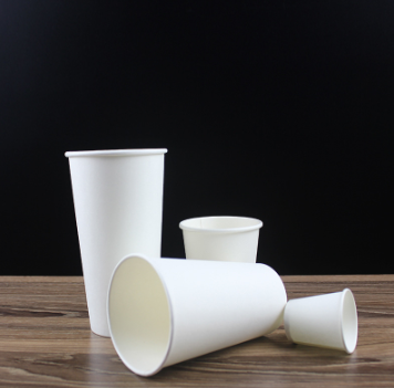 Choice White Poly Paper Hot Cup - 16 oz. - 1000/Case - 图片 5