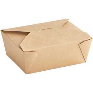 Kari-Out® Eco-Box -#8 Kraft Folded Paper Take-out Container – 300/case
