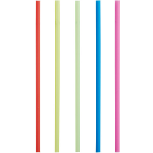 Multicolored Disposable Wrapped Straw – 9″ – 5000/case