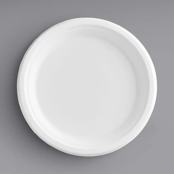 10′ Compostable Bagasse Heavy Duty Paper Plates