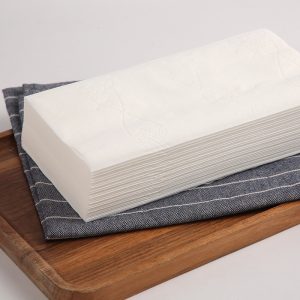 White 1/8 Fold 2-Ply Dinner Napkin17″ x 15″ – 3000/Case