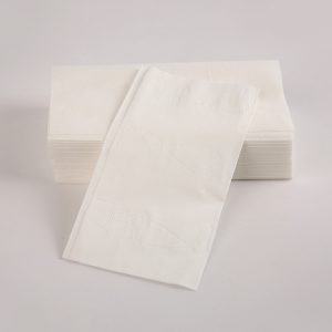 White 1/8 Fold 2-Ply Dinner Napkin17″ x 15″ – 3000/Case