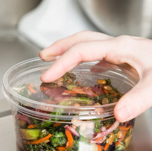 Plastic Round Deli Container Lid – 500/Case