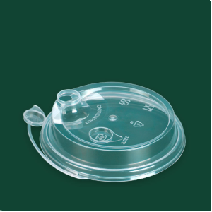 Clear PP Injection Lid w/ Attached Stopper – 90mm – 1000/case