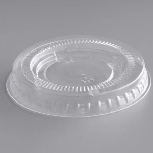 PET Plastic Lid for 1 oz  Souffle Cup / Portion Cup – 2500/Case