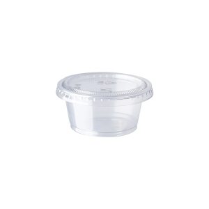 Clear Plastic Souffle Cup / Portion Cup – 2 oz. – 2500/Case