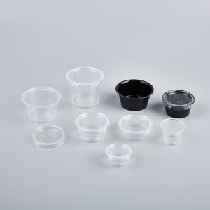 Clear Plastic Souffle Cup / Portion Cup – 1 oz. – 2500/Case