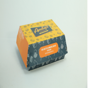 [PRE-ORDER] [Customize] Corrugated Paper Burger Boxes 200/Case