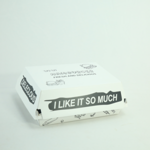 8″ x 6″ x 3″ Corrugated Clamshell Take-Out Box – 200/Case