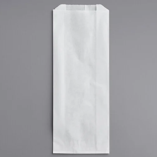 Inno-pak Large French Fry Bags – White/Red, 5.5x1x8, 1000/Case, Food Service