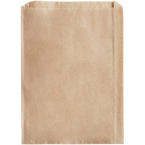 Kari-Out Company #25 Kraft Sandwich / Cookie Bag 6″ x 1″ x 8″  – 2000/Case