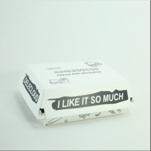 [PRE-ORDER] [Customize] Corrugated Paper Burger Boxes 200/Case
